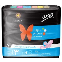 نوار بهداشتی بالدار ویژه روز 7 عددی کتان تافته