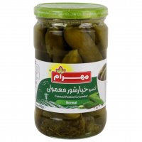 کنسرو خیارشور معمولی مهرام 680 گرم