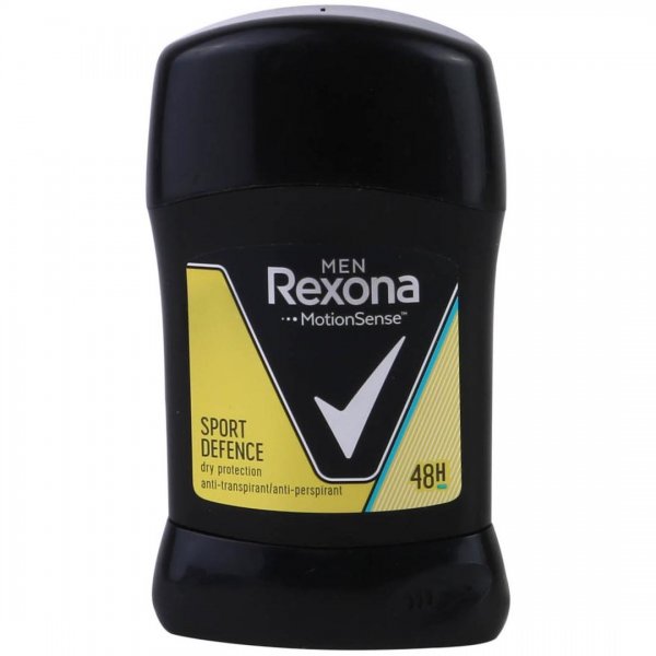 استیک ضدتعریق مردانه Sport Defence رکسونا (Rexona) مقدار 50 میلی‌لیتر