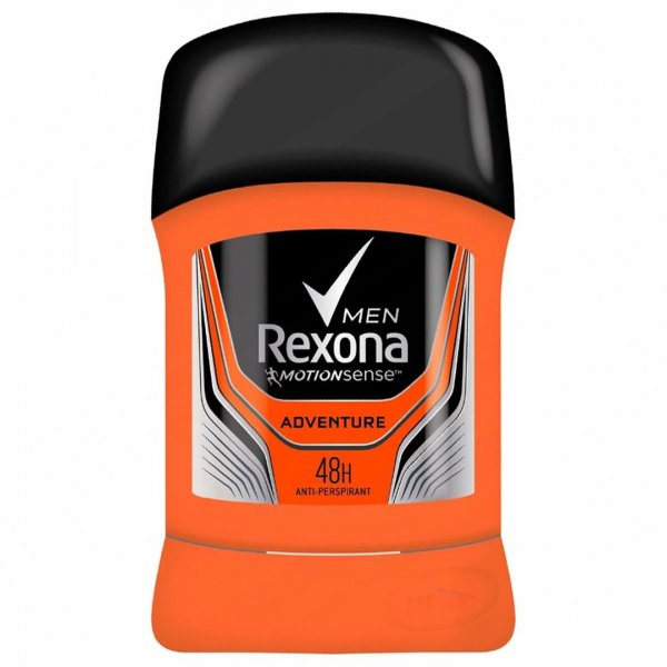 استیک ضدتعریق مردانه Adventure رکسونا (Rexona) مقدار 50 میلی‌لیتر